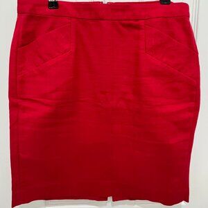 Gap Size 0 Red Skirt